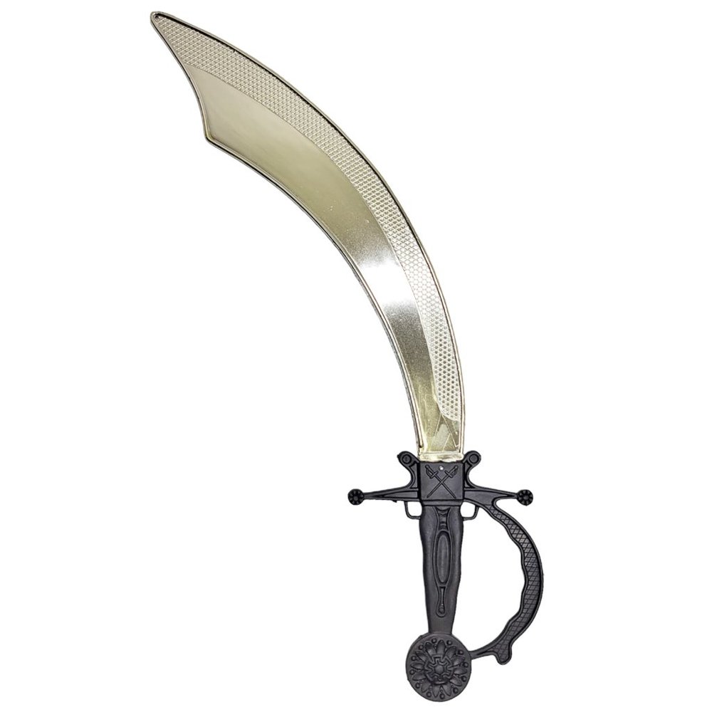 Short Curved Shiny Pirate Sword
